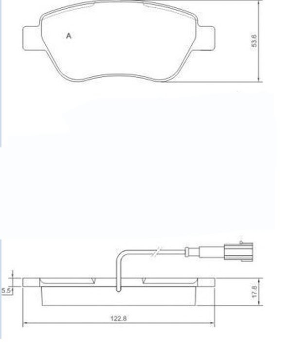 Sbp Ön Fren Balata PE070