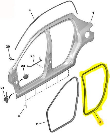 Kapi Fitil Arka Sağ Ve Sol