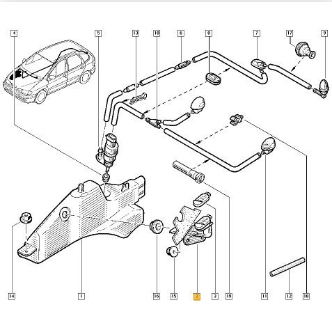 Silecek Su Depo Borusu