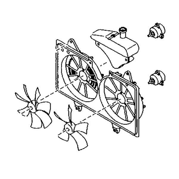 Fan Motoru Komple Çerçeveli