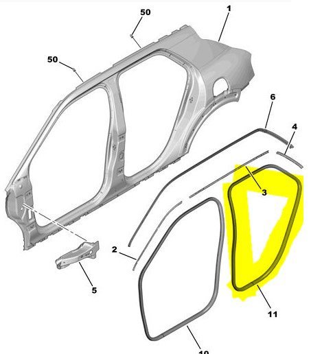 Kapi Fitil Arka Sağ Ve Sol