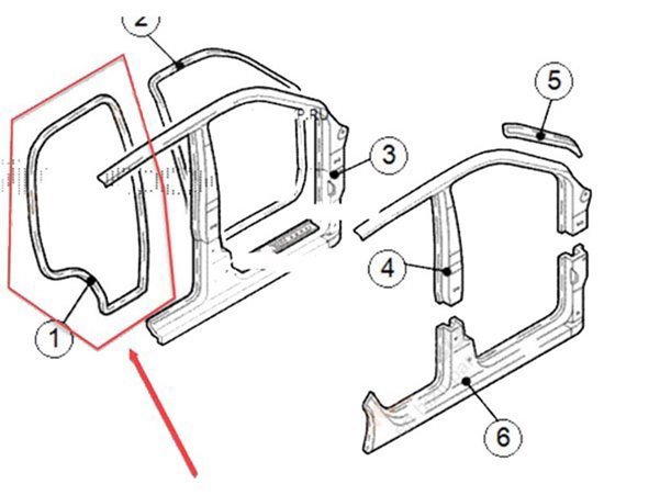 Kapi Fitil Arka Sağ Ve Sol