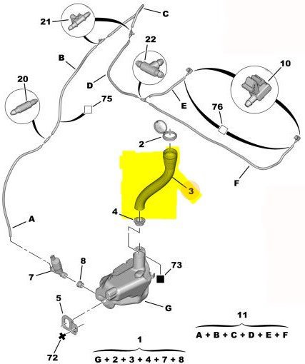 Silecek Su Depo Borusu