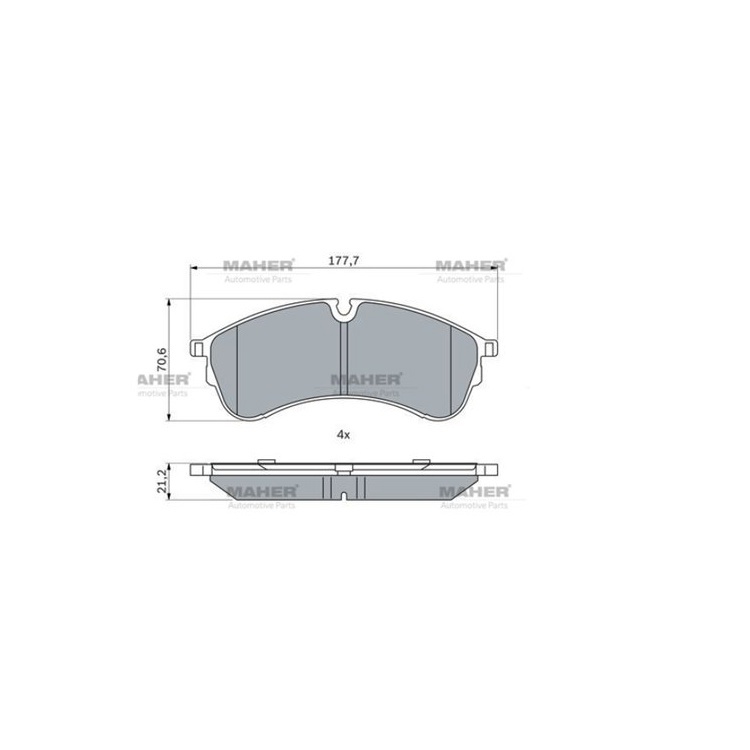 Valeo Ön Fren Balata 671624