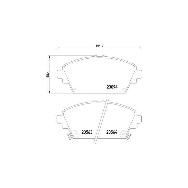 Bosch Ön Fren Balata 0986424791