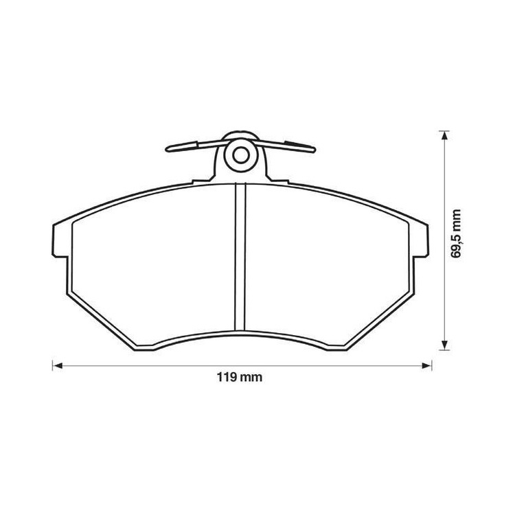 Ayd Ön Fren Balata AYD60177A
