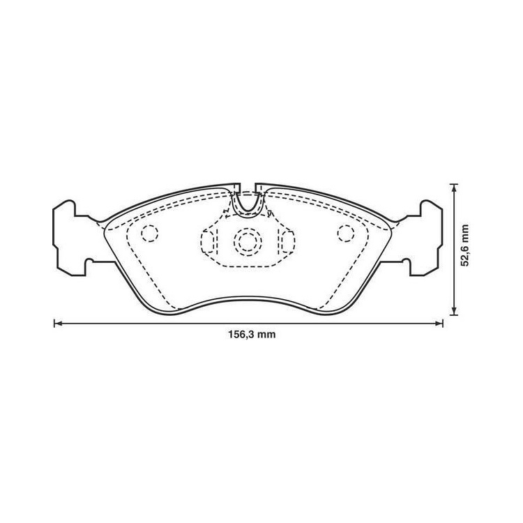 Bosch Ön Fren Balata 0986491900
