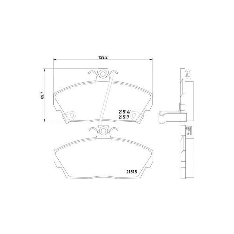 Nagama Ön Fren Balata NBPHO001